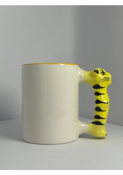 Aslan Kulplu Porselen Bardak | Yelkovanstudio fırsatları