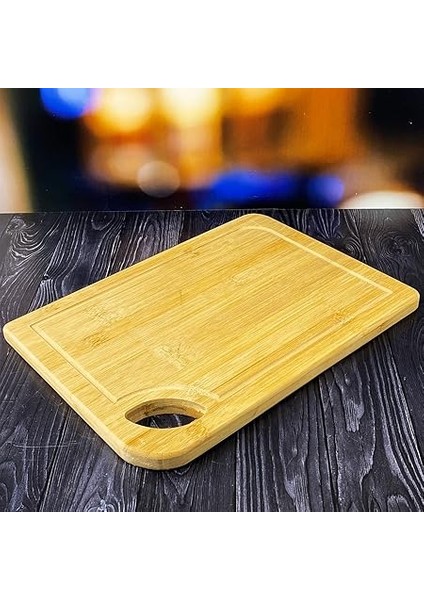 Bambu Kesme Tahtası Antibakteriel Yıkanabilir Doğrama Tahtası Dikdörtgen 34X24CM - B.EK-163 fiyatları