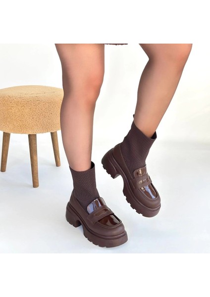 Wanye Kahverengi Cilt Cilt Streçli Bot fırsatları