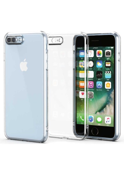 iPhone 7 Plus Kılıf Nxxa Fizy Kapak-Renksiz