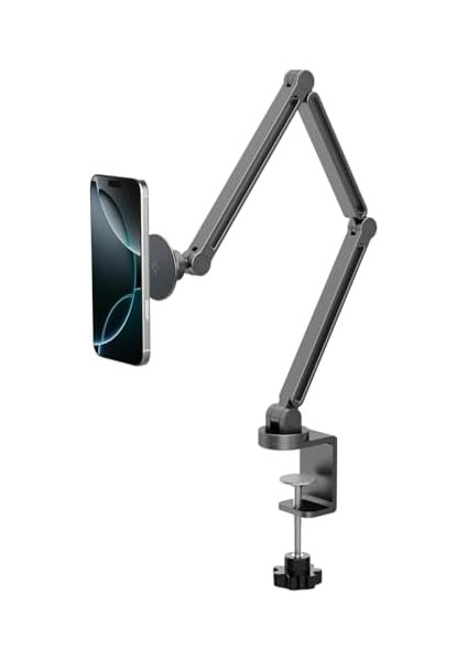 Onetap Clamp Magfit Masa Için Akrobat Telefon Tutucu Stand Magsafe Özellikli Space Gray - AMP09694 fiyatları