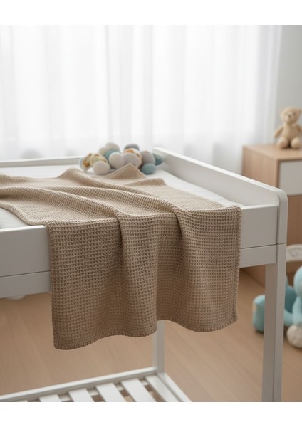 %100 Pamuk Bej Bebek Pike Takımı fiyatları