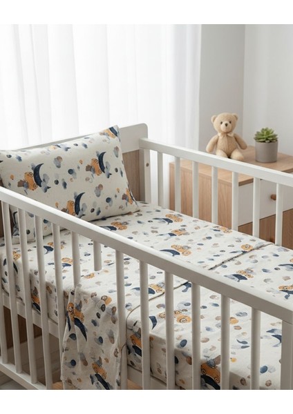 %100 Pamuk Bej Bebek Pike Takımı modelleri