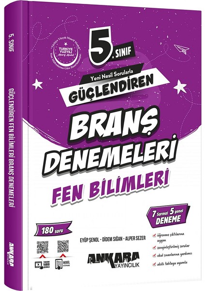 5.sınıf Güçlendiren Branş Denemeleri Fen Bilimleri (Güncel Marif Model) fırsatları