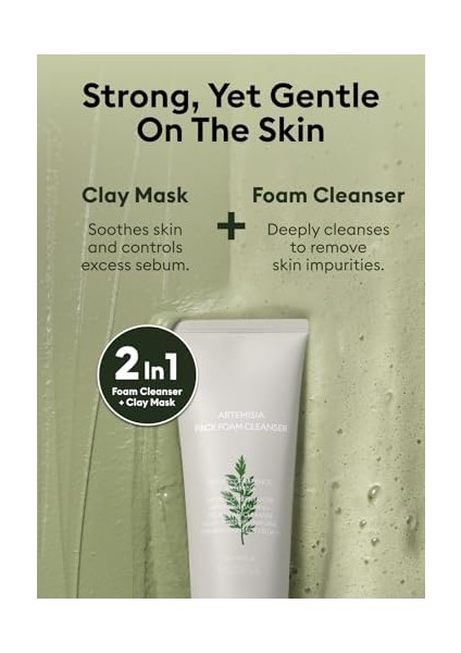 Mıssha Hassas Ciltler Için Yatıştırıcı Temizleme Köpüğü 150 Mililitre Time Revolution Artemisia Pack Foam Cleanser