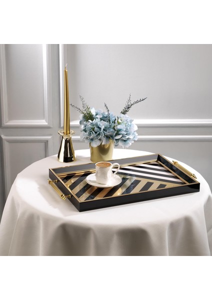 Kunst Tepsi-1 Parça- /SIYAH06