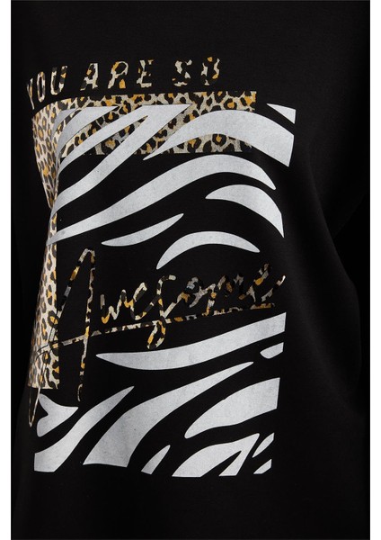 Yaldızlı Leoparlı Bluz fırsatları