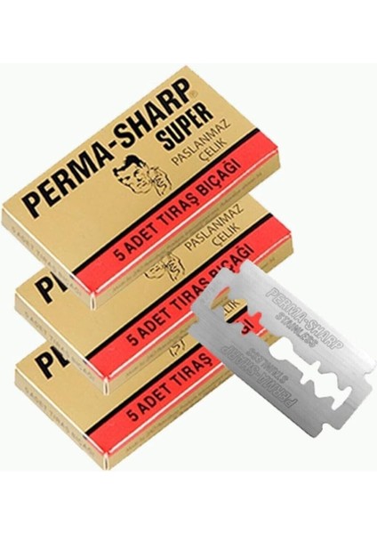 Home Permasharp 5'li Tıraş Jileti ''3 Paket''