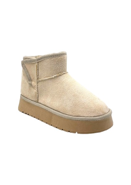 Içi Kürklü Hafif Çocuk Bot Bej modelleri