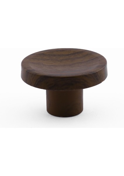 Tek Vidalı Bohem Iç Bükey Plastik Düğme Kulp Kestane Kahvesi Renk Mobilya Dolap Çekmece Kulpu Kulbu indirimleri