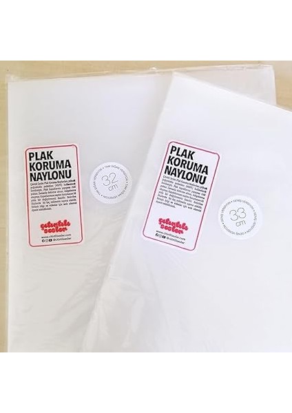 Sesler Lp (12") Plak Koruma Naylonu 33X33 cm (25 Adet) modelleri