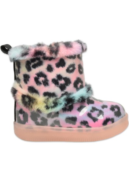 943.B25K.501 Bebe Işıklı Siyah-Beyaz Kız Çocuk Bot