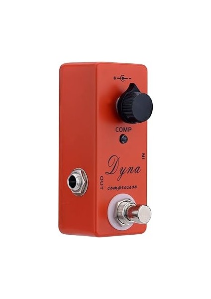 Dyna Compressor Elektrik Gitar Efekt Pedalı Tek Efektli True Bypass Turuncu fırsatları