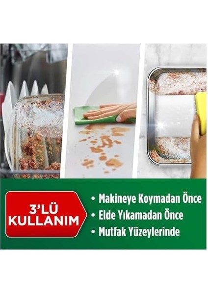 Fairy Power Sprey, 3'ü 1 Arada, Bulaşıklarınız ve Mutfağınız Için Zahmetsiz Temizlik ve Parlaklık, Limon Kokulu, 800ML