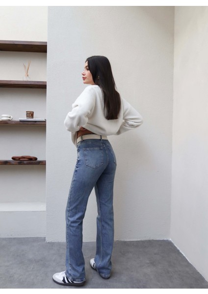 Likralı Straight Orj Jean modelleri