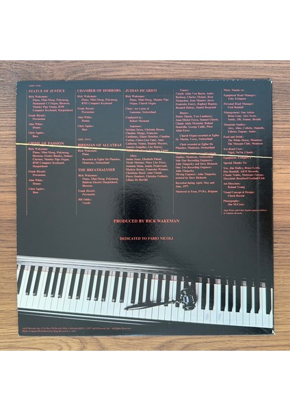 Rick Wakeman – Rick Wakeman's Criminal Record fiyatları