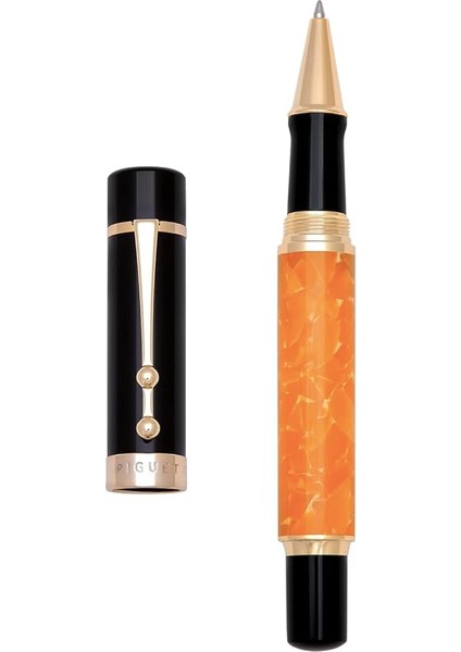 - Altın Kaplama Uçlu Lüks Taurus Tükenmez ve Dolma Kalem (Tükenmez Kalem, L'orange)