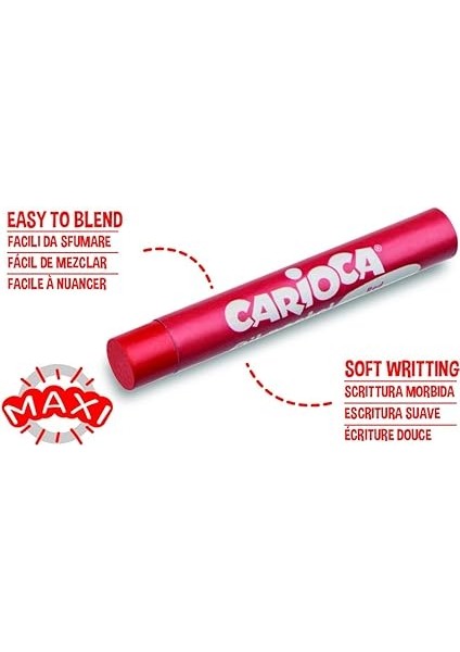 Yağlı Pastel Boya Kalemi 12'li modelleri