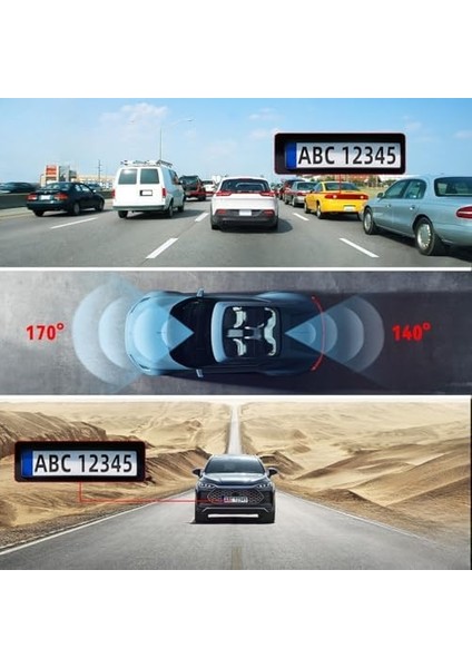 4K+1080P Ön ve Arka Kameralı 3.2” IPS Hd Ekran ve Wifi Destekli Akıllı Araç Kamerası CMR120 modelleri