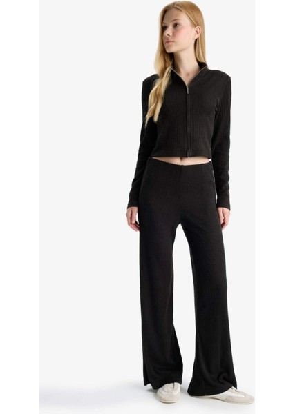 Beli Lastikli Flare Fit Geniş Paça Eşofman Altı F0991AX25WN modelleri