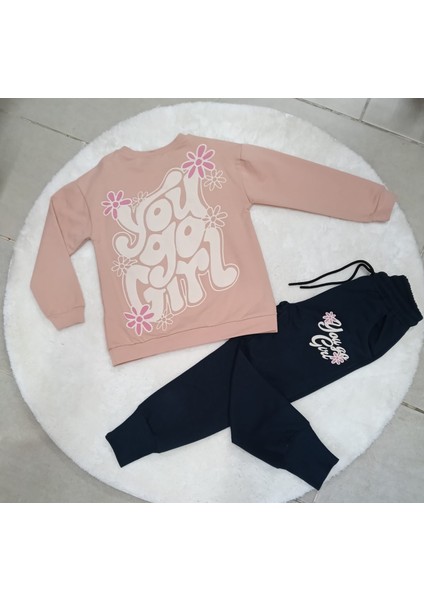 Kız Çocuğu 2 Iplik Alt Üst Eşofman Takımı modelleri