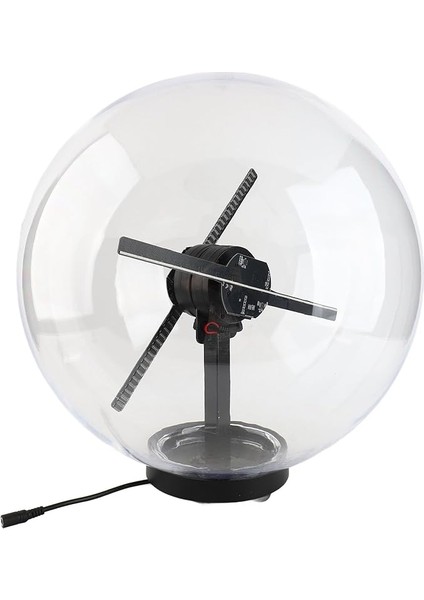 Ekran Projektör Reklam Makinesi Için Kablosuz, Hologram Wifi Kablosuz Şanzıman Noel Top Görüntüleme Video Projektörler (Ab Fişi)