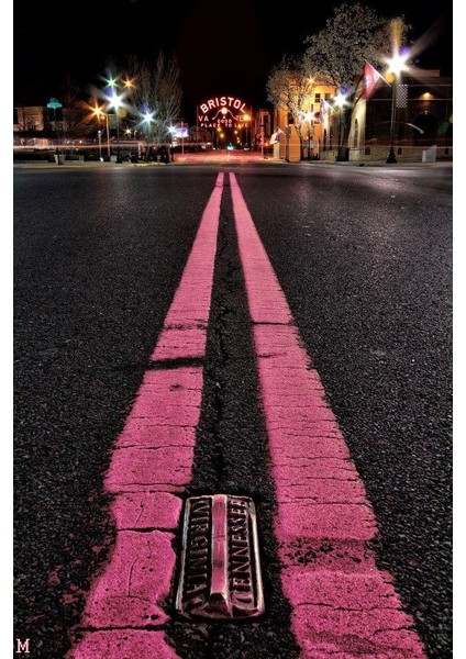 Pembe Çizgili Yol 1 :) Ev Duvar Salon Güzellik Salonu Ofis Dükkan Dekarasyon Kanvas Tablo fiyatları