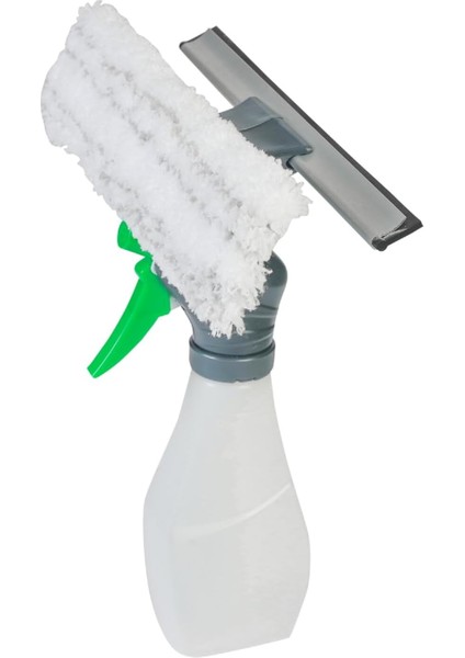 ml Deterjan Hazneli Spreyli Çekçekli Cam Silme Aparatı -Deterjan Hazneli Spreyli Camsil