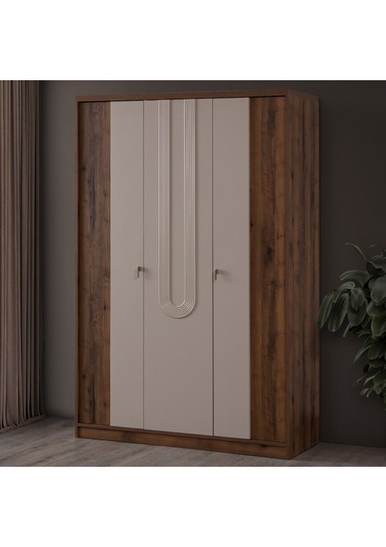 Gardırop, Megan 3 Kapaklı Dolap