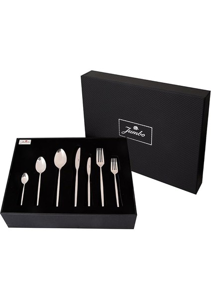 500.01.01.7869 5900 Infinity 12 Kişilik 84 Parça Çatal Kaşık Bıçak Takımı, Gri