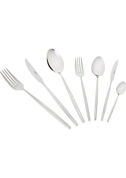 500.01.01.7869 5900 Infinity 12 Kişilik 84 Parça Çatal Kaşık Bıçak Takımı, Gri fiyatları
