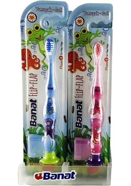 Banat Flip Flap Çocuk Diş Fırçası