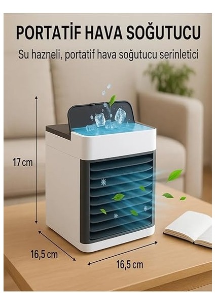 500 ml Masa Üstü Mini Klima Soğutucu Hava Nemlendirici modelleri