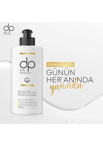 Daily Perfection Pamuk Sütü Durulanmayan Saç Bakım Kürü 200 ml fırsatları