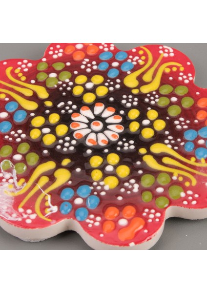 Çini Bardak Altlığı - Renkli - 11 cm fiyatları
