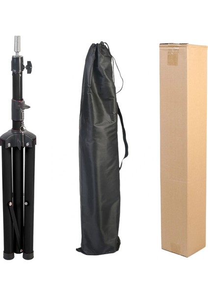 Kuaför Eğitim Mankeni Için Metal Tripod - Siyah + Taşıma Çantası indirimleri