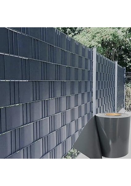 Panel Çit Pvc Koruma Bantları 50 Metre (14CM, Antrasit) fırsatları