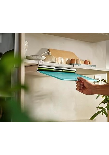 Joseph Folio Slim 3 Parçalı Raf Altı Doğrama Tahtası Seti, Çok Renkli fırsatları