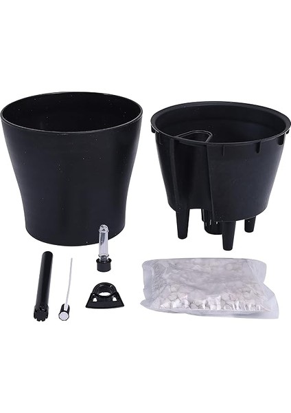 Akıllı Saksı, Iç Mekan Bitkileri Için Kendi Kendini Sulayan Çiçek Bitki Saksısı, 4’lü Set Su Seviye Göstergeli Plastik Akıllı Saksı fırsatları