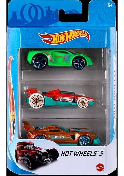 Wheels Üçlü Araba Seti, 3 Yaş ve Üzeri, K5904 modelleri