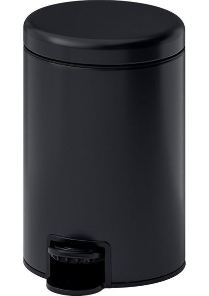 Çöp kutusu, siyah, 3 lt