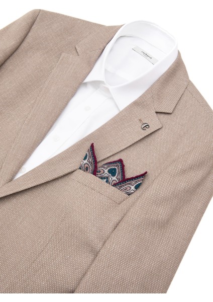 Erkek Bordo %100 Yün Mendil 50317180-900