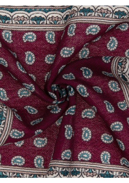 Erkek Bordo %100 Yün Mendil 50317180-900 fırsatları