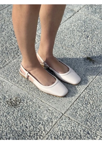 Ballerina Kadın Kısa Topuklu Babet Rahat ve Şık Günlük Tasarım Büyük Numara