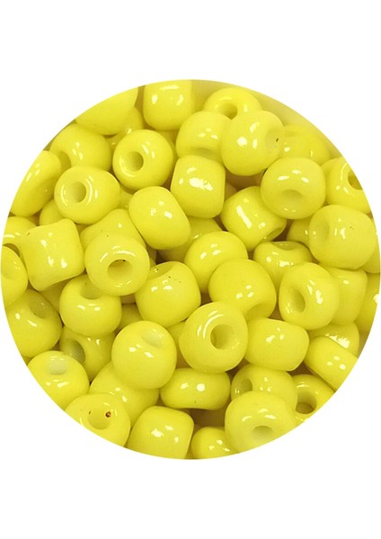 Litaetrend Dökme Cam Kum Boncuk Büyük Boy (6/0) 4 mm - 60 Gram - Sarı - BNC126 fiyatları
