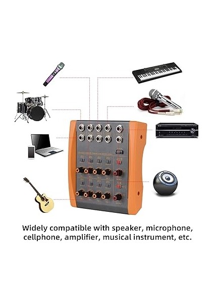 Kanal Karıştırma Konsolu, Gitar Bas Için Profesyonel Çok Sesli Mikser Ultra Düşük Gürültü modelleri