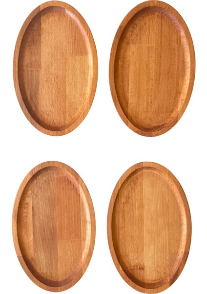 Soka Ahşap 4 Parça Kahvaltı Takımı, Kahvaltılık, Sunumluk (1.sınıf Kalite Kayın Ağacı ) fiyatları