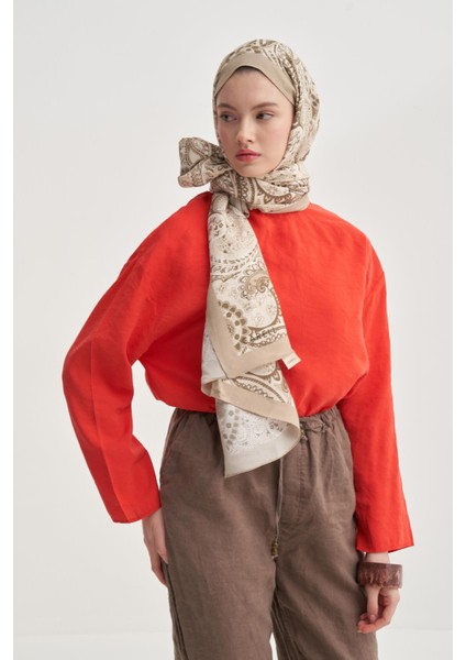 Rosella Krem Nilla Pamuklu Şal fiyatları