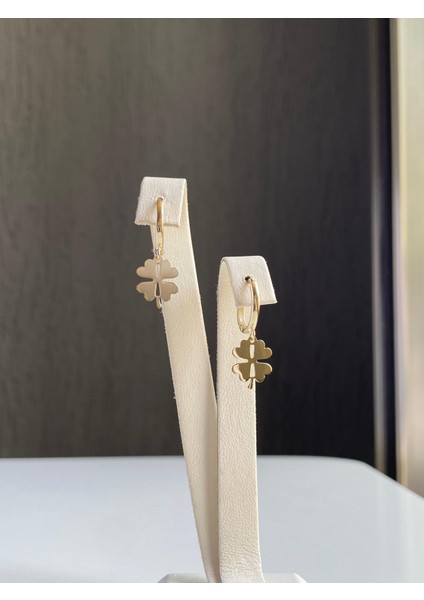 14 Ayar Altın Sallantılı Kalp Küpe indirimleri