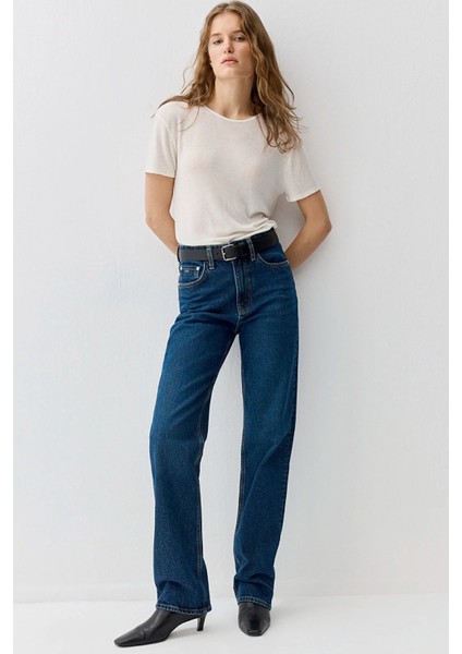 Kadın Sky Classic Denim Koyu Mavi Jean Pantolon 1010627-90531 fiyatları